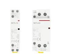 2P AC 110V 220V 50/60Hz 16A 20A 25A 32A 50A 40A 63A Din Rail hogar Contactor Modular interruptor DIY(2P-20A,1NO1NC_110V)