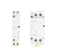 2P AC 110V 220V 50/60Hz 16A 20A 25A 32A 50A 40A 63A Din Rail Household Modular Contactor Switch Controller DIY Home Hotel(EACT-2P-32A,1NO1NC,110v)