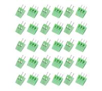 2p Conector de Bloque de Terminales de Tornillo 2.54mm Pcb 3p | Clavija Recta, Orificios de Tornillo en Ambos Extremos, Latón y Cobre, para Placas y Cables Eléctricos