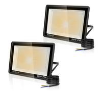 2PCS Foco LED Exterior 200W, 20000LM Super Brillante ,3000K Blanco Cálido | Foco Proyector LED, IP66 Impermeable, IluminacióN De Exterior, Floodlight Para Patio Jardín, Garaje, Terraza, Campo,Fábrica