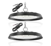 2PCS Lámpara LED Industrial UFO 300W, 30000LM Alta Bahía para Talleres | Alto Brillo 6000K Blanco FríO,Impermeable IP65, IluminacióN De AlmacéN,High Bay Lampara Para FáBrica,Taller,Garaje Patio