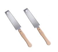 2PCS Sierra Japonesa Ryoba Manual de Tracción, Sierra de Mano Pequeña para Cortes Finos en Madera, Ideal para Bricolaje