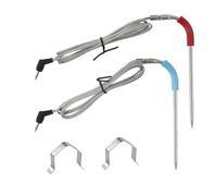 2pcs Termómetro Cocina Sonda Repuesto para Weber iGrill 2/3, iGrill Mini