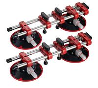 2PCS Ventosa, 6" Setter Uniones Piedra sin Juntas con Ventosa Vacío Doble para Nivelar Uniones Uniones Herramienta Instalación Ajustador Separación Azulejos para Losas Cuarzo Granito Piedra Mármol
