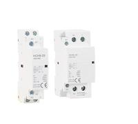 2RD58I8PM Contactor Modular de CA for Uso doméstico, HCH8-25A, 2P, 4P, 40A, 63A, 100A, 220V, con Interruptor Control Manual, 2NO, 1NO, 1NC, 2NC, 4NO, 4NC (1 Unidad)(25A-2N02NC)