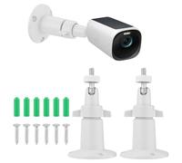 2uds Soporte para Cámara de Seguridad, Soporte de Montaje para Cámara Ajustable Soporte Interior/Exterior Compatible con Arlo Eufy Solocam S220/C210 Eufycam 2C/2C Pro 3/S330 3C/S300