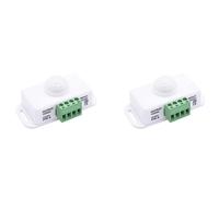 2X 12V 24V PIR Controlador de Función de Sensor de Movimiento Interruptor LED Cuerpo Interruptor Infrarrojo Temporizador de Movimiento para
