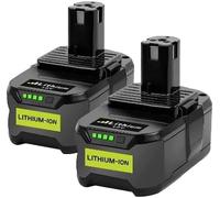 2X 18V 5.5Ah de reemplazo para ryobi Batería 18v RB18L50 RB18L40