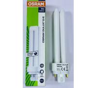 2x 18W OSRAM Regulable G24q-2, 4 Clavija 4000K Cfl bajo Consumo Plc Luz Bombilla