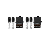 2X AC 220V 30A 1CH 433MHz Interruptor de Control Remoto Inalámbrico Receptor de Relé RF + Transmisor de Apagado/Encendido para Lámpara de Aparato
