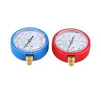 2x Aire acondicionado con manómetro de alta y baja presión R410A R134A R22 Kit de manómetro de alta y baja presión de refrigerante ,Medidor automático