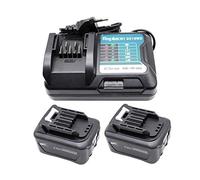 2X BL1041B Batería 10.8V & 12V 4,0Ah + Cargador DC10WD para Batería Makita BL1016 Bl1021B BL1020B BL1040B para Makita Tool DF031D DF0331D TD110D JR103D JR105D MP100DZ HSS01D HP332D DC10SB 197339-1