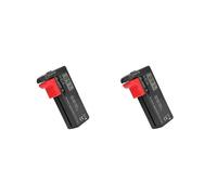2X Bt-168 Pro Probador de Capacidad de Batería Comprobador de Batería Digital Probador de Celda Portátil de Plástico para Aa 1.5V 9V
