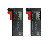 2X Comprobador de Voltaje de Batería Digital BT168 Pro para Pilas Tipo Botón AA AAA de 9 V, Herramientas de Medición de Voltaje de Varios Tamaños