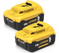 2X DCB184 Repuesto para DeWalt 18V 5,0Ah DCB182 DCB180 DCB184 DCB200 DCB182 DCB181 DCB201