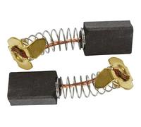 2x escobillas de carbón para Makita lijadora de banda 9924DB 6 x 10 x 14,7/16 mm