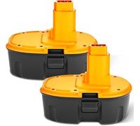 2X Exemoro 18V 4.5Ah NI-MH batería de Repuesto Herramienta batería para Dewalt DC9096 DE9039 DE9095 DE9096 DE9098 DE9503 DW9095 DW9096 DW9098 (Rojo)