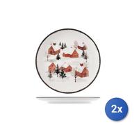 2X H&H Servicios 18 Piezas Mesa CoupleFairy Charm En Cerámica