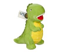 2x Hucha dinosaurio Hucha ahorro Caja para propinas Set