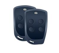 2X Mitto 4 B RCB04 Control Remoto de 4 Canales, código Giratorio 433.92Mhz, Compatible con Mitto2 para motorización de Puertas/Puertas de Garaje 3 años de garantía