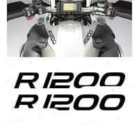 2x R1200 for BMW Motorrad R 1200 GS ADESIVI PEGATINA STICKERS AUTOCOLLANT AUFKLEBER VINIL Motorcycle r1200gs (Black)