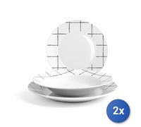 2X Servicios Mesa 18 Piezas Grid Home