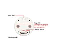 2X Tuya Home Wifi Sensor de Temperatura Cable Digital Smartlife Termómetro Habitación Agua Piscina Termostato Alarma Enchufe de la UE