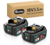 2X Wailey 5500 mAh baterías para Makita 18V BL1850 BL1850B BL1860 BL1840 BL1840B BL1830B BL1830 BL1820 BL1815 BL1835 BL1845