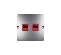 2xRJ45 Simon Basic BMF52.02/21 ordenador doble toma de corriente