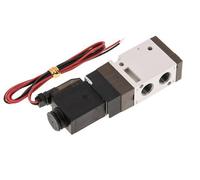 3/2 G1/8'' NC Electroválvula 24V DC 1.5-10bar/21.0-140psi Conector de 2 pines YPC
