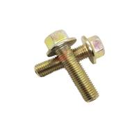3-20 piezas M10x1.25 M12x1.25 M14x1.5 Grado 10;9 Acero con zinc Pernos hexagonales de brida de rosca fina(60mm,M12X1.25 5PCS)