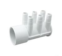 3.8 cm a 3/10.2 cm colector de agua de spa 6Hole con boquilla de bañera de puerto de entrega de 21.5m m