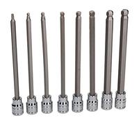 3/8" Unidad métrica clave Allen extra largas tomas esférico 3mm - 10mm 8pc