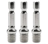3 adaptadores de varilla de conexión hexagonal de 1/4 pulgadas con rosca M10 para discos de pulido y extensiones de herramientas eléctricas