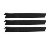 3 barras aromatizantes para Weber para modelos compatibles con Genesis II, azulejos deflectores de calor de acero resistente, piezas de parrilla de repuesto, cocina uniforme para estufa de gas de