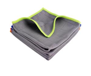 3 Bayeta Microfibra de Carbono,Trapo Magico Cristales,Bayetas para Cristale | Balletas Profesional Cristal, Paños de Limpieza Magico 400GSM para Platos, Ventanas, Espejos, Coches,30x30cm