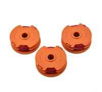 3 bobinas con hilo para Worx, WG100E, WG104E, WG119E, y para mcgregor MET6032 MET4530 GGT600G para cortacésped de repuesto 2 x 3 m 1,5 mm