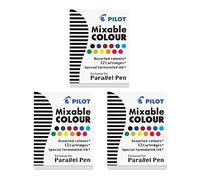Pilot Pen – Cartuchos de tinta Parallel Pen – Tinta de repuesto – Juego de 12 (Multi)