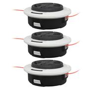 3 cabezales de corte para Stihl C26-2 Autocut, cabezal de recortador ADEFOL para Stihl FS55 FS56 FS70 FS80 FS85 FS87 FS89 FS90 FS91 FS94 FS111 FS120 FS131 FS240 desbrozadora Autocut C 26-2 Repuestos