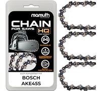 3 cadenas de motosierra 45 cm 1,3 mm 3/8" 62TG para Bosch AKE45S