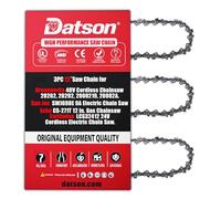 3 cadenas de motosierra de 12 pulgadas para motosierra Greenworks 40 V 20262 20292, cadena de repuesto de 12 pulgadas para motosierra Sun Joe SWJ698E 9A - 3/8 pulgadas - .50 pulgadas - 45 DL