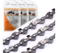 3 cadenas de repuesto para sierra de 15 cm de longitud de corte 31 TG 1,1 mm compatible con batería Scheppach BC-PS150-X 20 V / BC-BGS150SR-X ATENCIÓN IMPORTANTE! Cadenas solo para espada GH06-31-43P