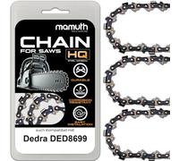 3 cadenas de sierra 20 cm 1,3 mm 3/8" 33TG para Dedra DED8699
