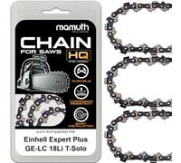 3 cadenas de sierra de 20 cm 1,3 mm 3/8" 33TG para Einhell Expert Plus GE-LC 18Li T-Solo