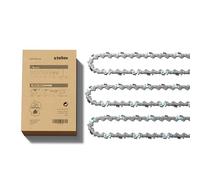3 cadenas de sierra tallox de 1/4 pulgadas, 1,1 mm, 37 eslabones, versión 2024, compatible con Seesii, Tallox