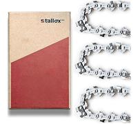 3 cadenas de sierra tallox Professional de 1/4 pulgadas, 1,1 mm, 37 eslabones, versión 2024, compatible con Seesii, Tallox