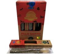 3 Cajas de Incienso Orgánico en Varillas Hecho a Mano 25gr x3 Hecho en India Resina y aceites Esenciales 100% Natural (Palo Santo)