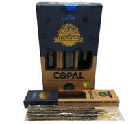 3 Cajas de Incienso Orgánico en Varillas Hecho a Mano 25gr x3 Hecho en India Resina y aceites Esenciales 100% Natural (Copal)
