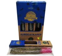 3 Cajas de Incienso Orgánico en Varillas Hecho a Mano 25gr x3 Hecho en India Resina y aceites Esenciales 100% Natural (Almizcle Blanco)
