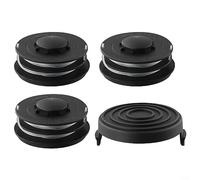 3 carretes de recortadora con 1 cabezal de carrete compatibles con para Einhell GC-ET 4530 3405685
